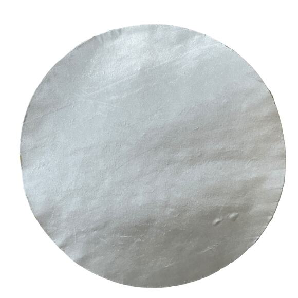 TIRAMISU 15in ZEBRA Handmade Beaded Placemat Charger  Black & Ivory Decor NEW - Picture 4 of 5